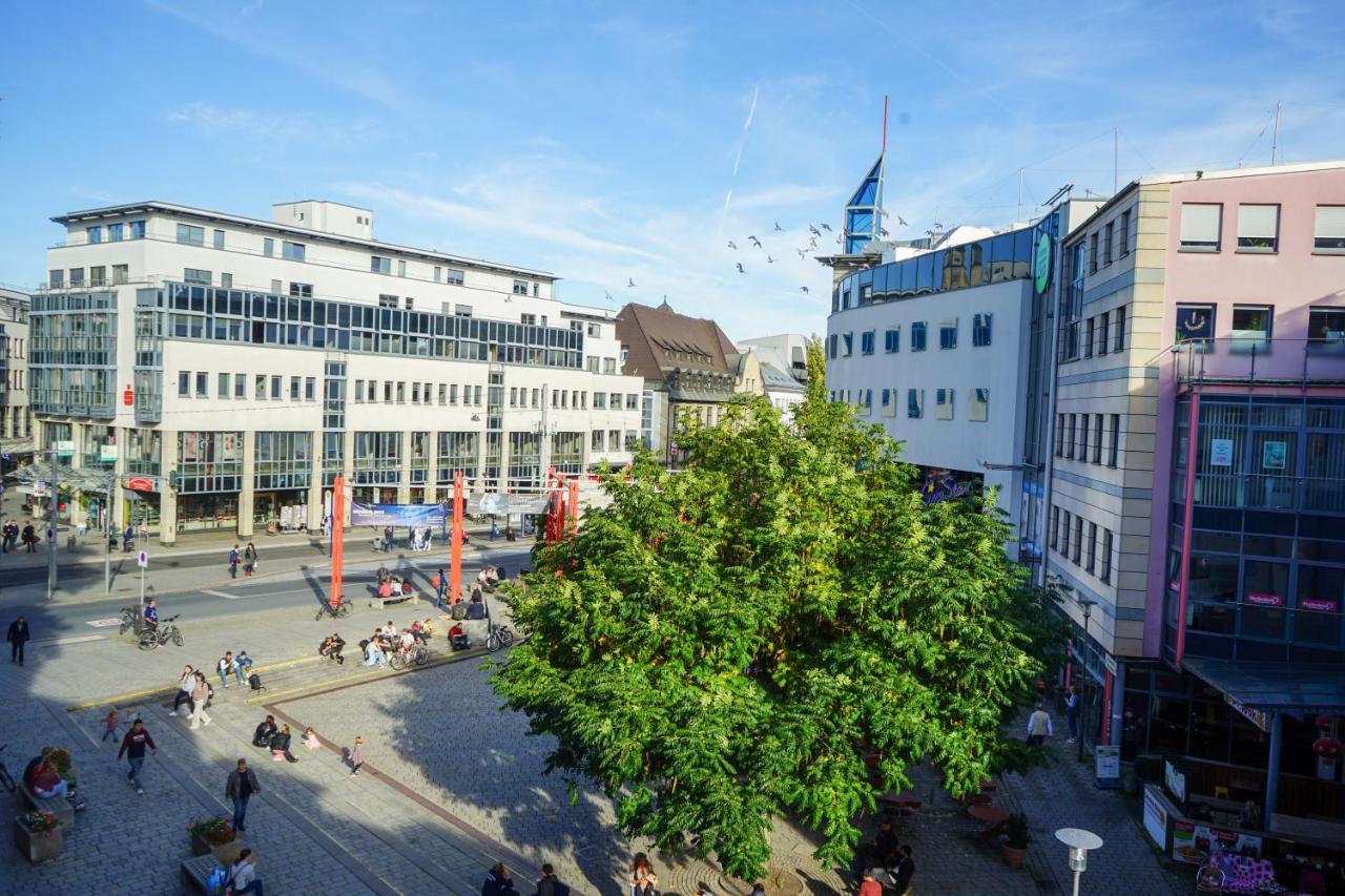 3-Raum City-Appartement เยนา ภายนอก รูปภาพ